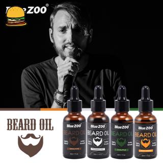 30ml Men Growth Beard Oil Organic Beard Cream Conditioner for Groomed Growth