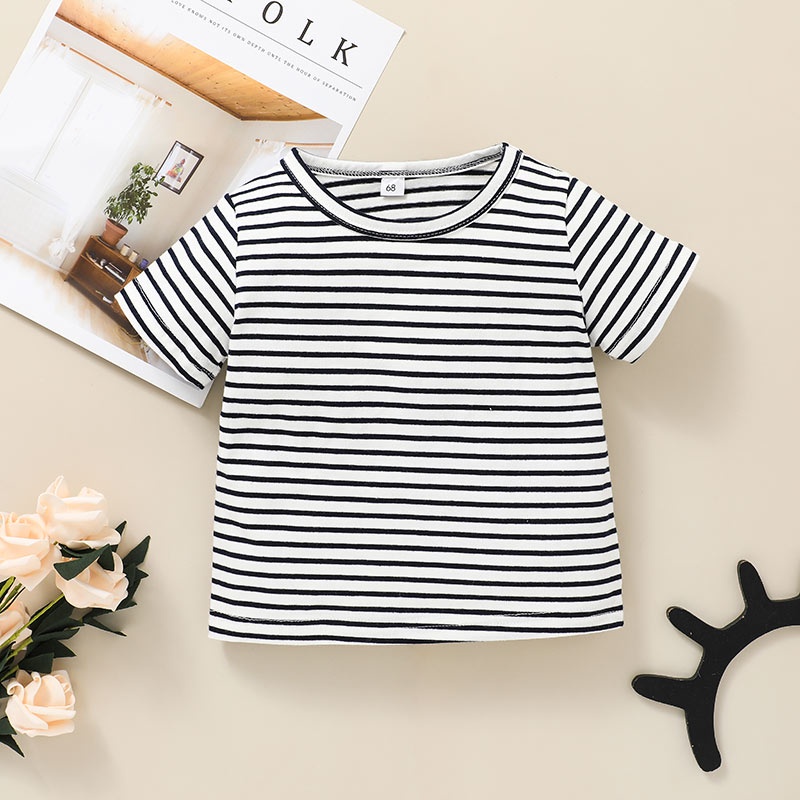 Bộ Đồ Quần Áo Bé Trai Áo Thun Và Quần Yếm Set Mùa Hè Thời Trang Cho Bé Trẻ em Sơ Sinh 0-24 Tháng