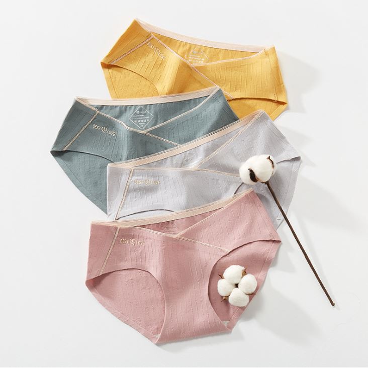 Quần Lót Cotton Kháng Khuẩn Giấu Viền Cạp Chéo P157