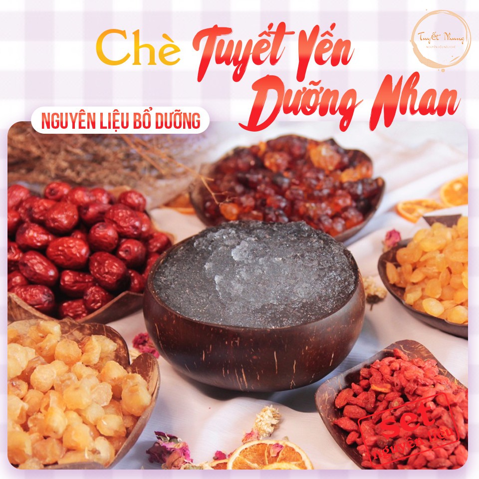 [Now Ship] Set Chè Dưỡng Nhan Tuyết Yến ( SET LỚN ) Tặng Kèm Công Thức Nấu - TUYẾT NHUNG | BigBuy360 - bigbuy360.vn