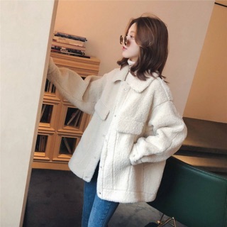 Áo khoác lông thỏ