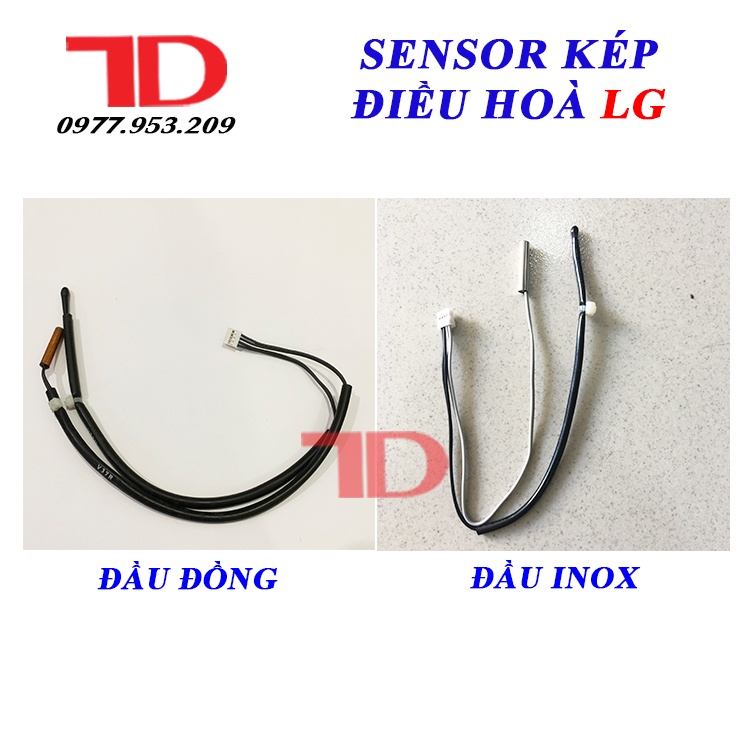 Sensor điều hòa LG, Đầu dò cảm biến máy lạnh LG, sensor kép LG