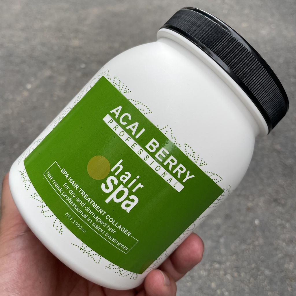 Hấp dầu phục hồi Acai Berry Spa Hair Treatment Collagen 1000ml