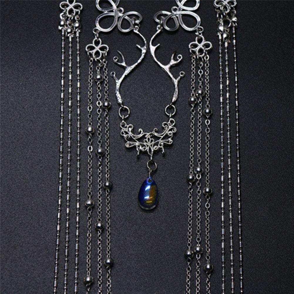 Sumu Phụ Kiện Cài Tóc Dạng Chuỗi Tua Rua Sang Trọng Phong Cách Trung Hoa Cổ Điển Dành Cho Cô Dâu