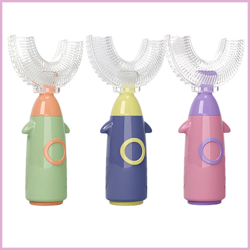 Bàn Chải Đánh Răng Silicone Hình Chữ U Cho Bé