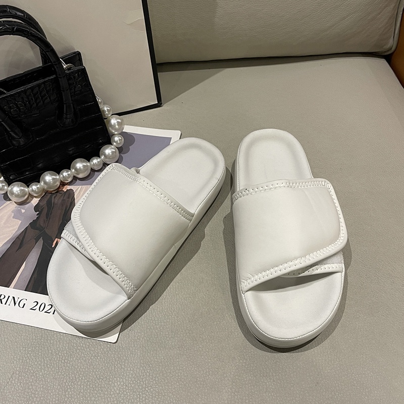 Dép IELGY quai ngang đế dày phong cách đường phố thời trang cho nữ