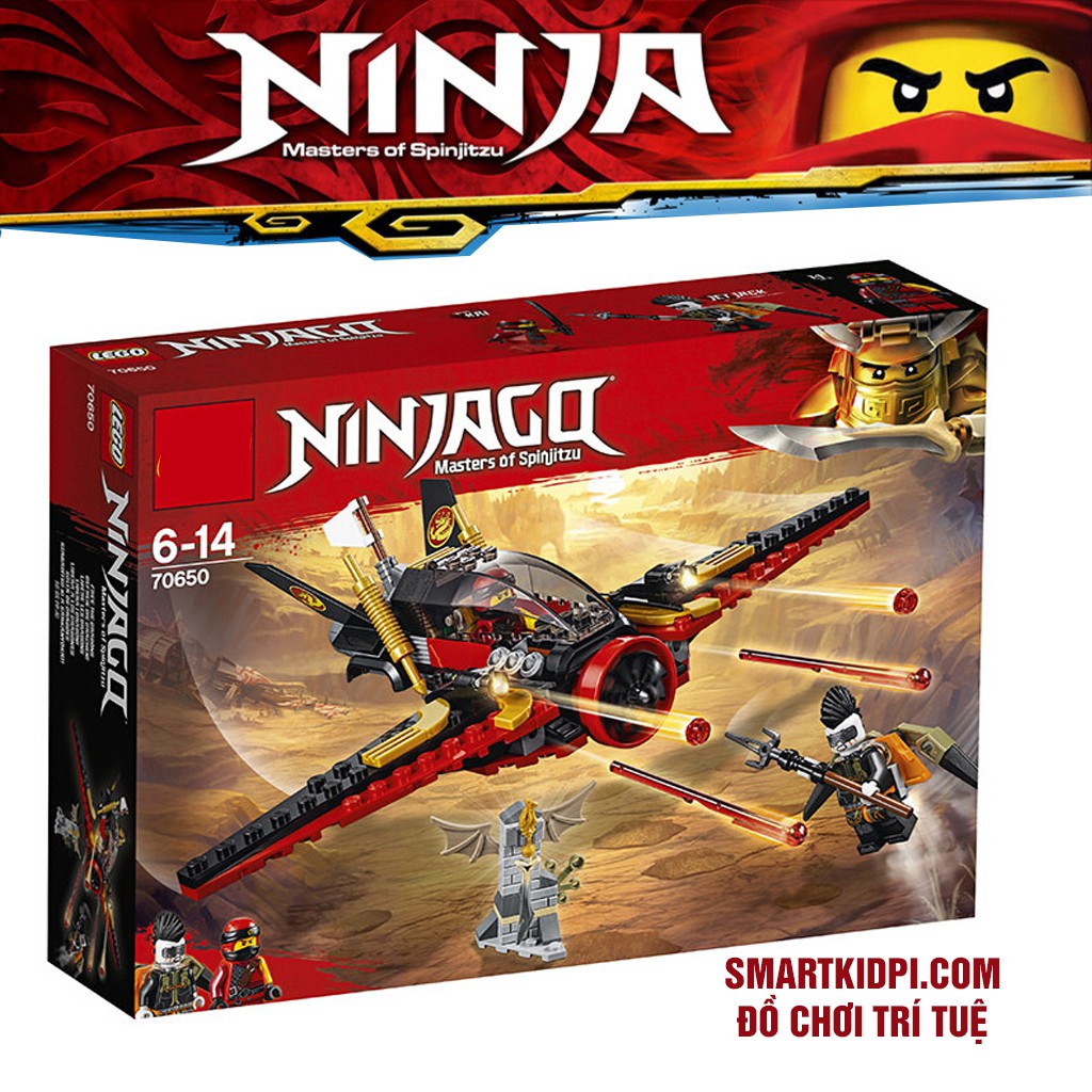Lego ninjago - Mô hình lắp ráp Máy bay chiến đấu của Kai 193pcs