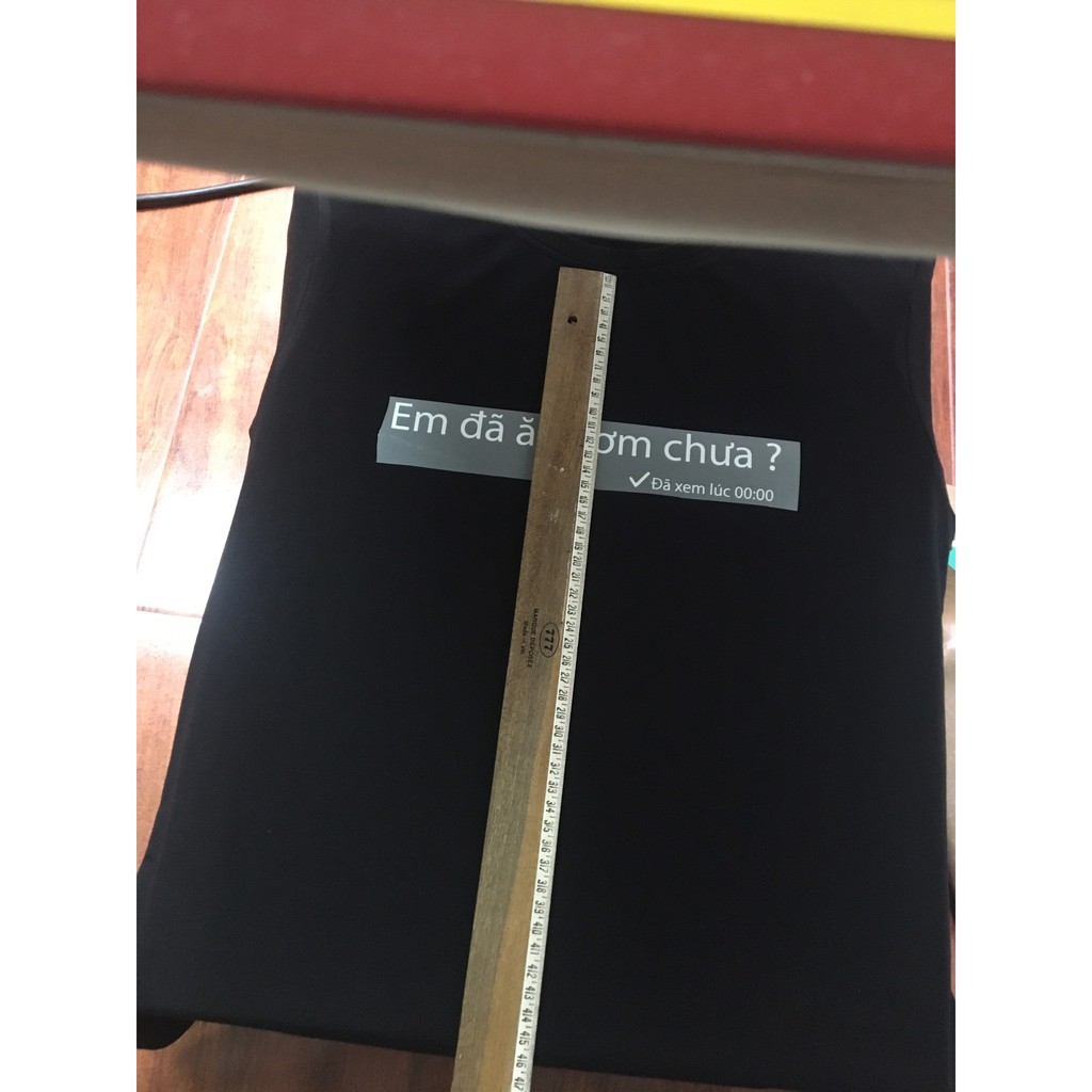 Áo Thun EM ĐÃ ĂN CƠM CHƯA ? COTTON 4C 65% - Áo thun HoCha89