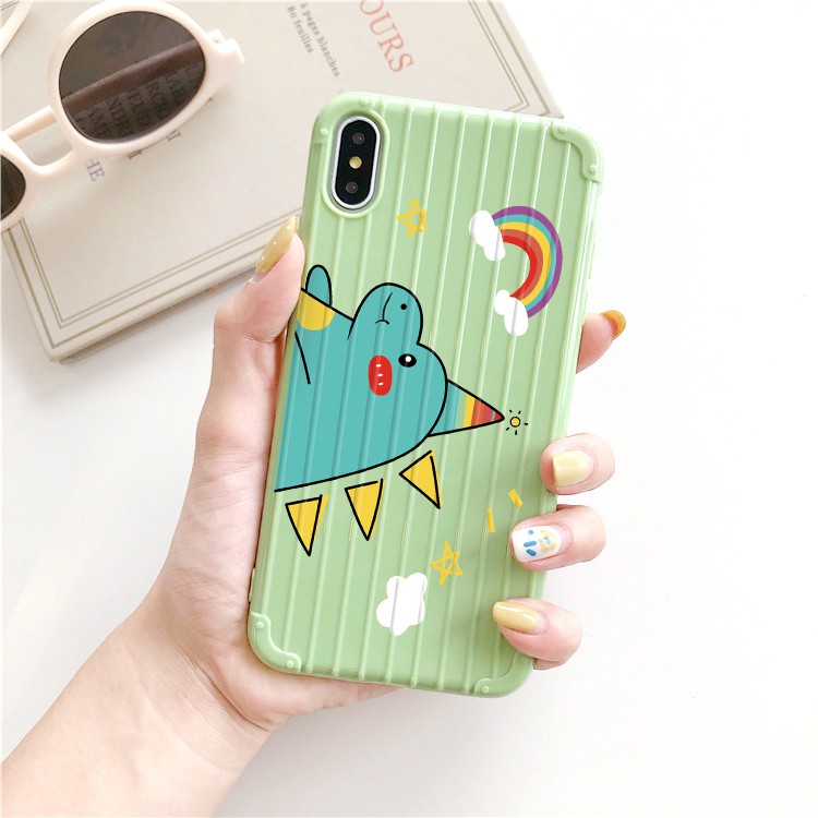 Ốp lưng iphone Green T-Rex sọc 3D chống va đập 5/5s/6/6plus/6s/6splus/7/7plus/8/8plus/x/xs/11/12/pro/max/plus/promax | BigBuy360 - bigbuy360.vn