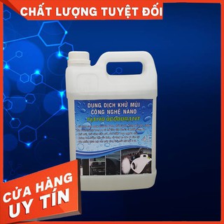 Dung dịch khử mùi nội thất ô tô khử mùi, khử trùng nano mùi hương dễ chịu can 4 Lít