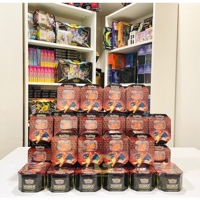 Hộp 4 packs thẻ bài Pokemon TCG: Hidden Fates chính hãng