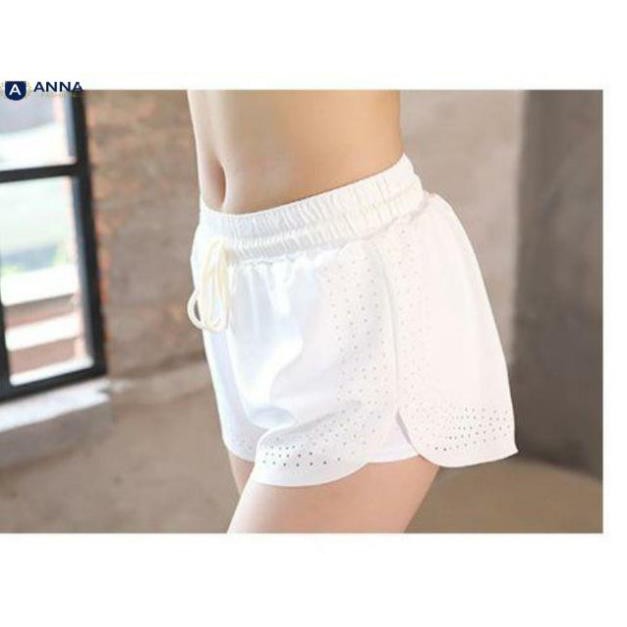 Quần đùi tập gym,aerobic,thể thao nữ đục lỗ ANNA FASHION