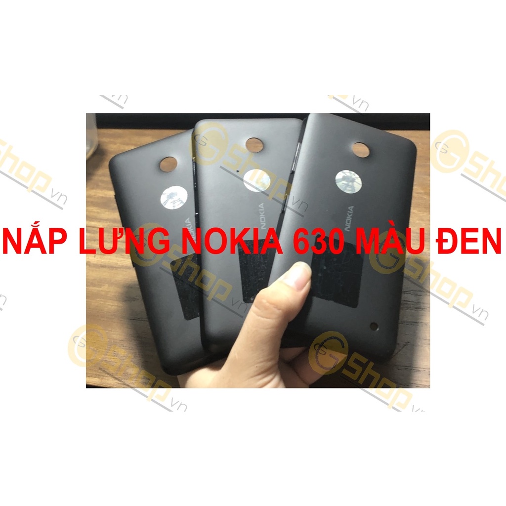 NẮP LƯNG NOKIA 630 MÀU ĐEN