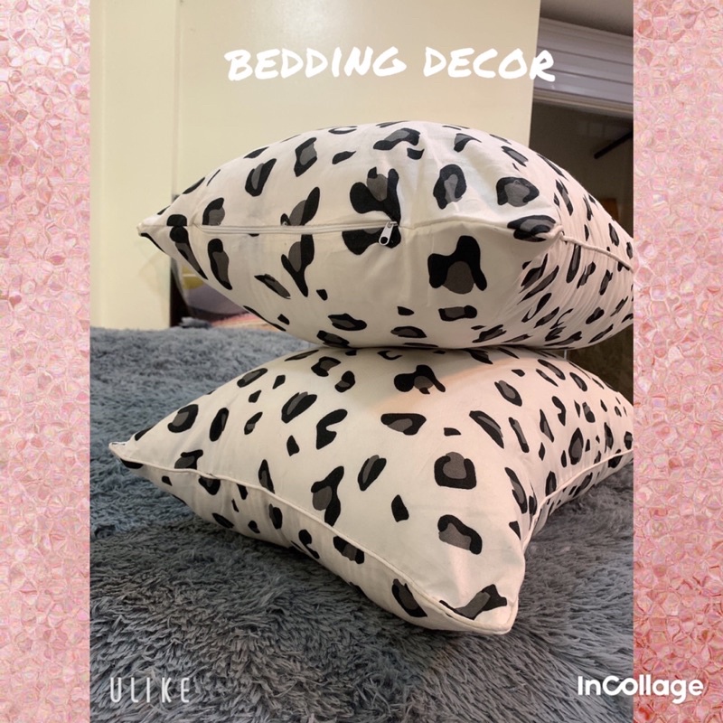 Ruột gối nằm bông sơ tinh khiết kích thước 40-65cm vỏ hoạ tiết da báo