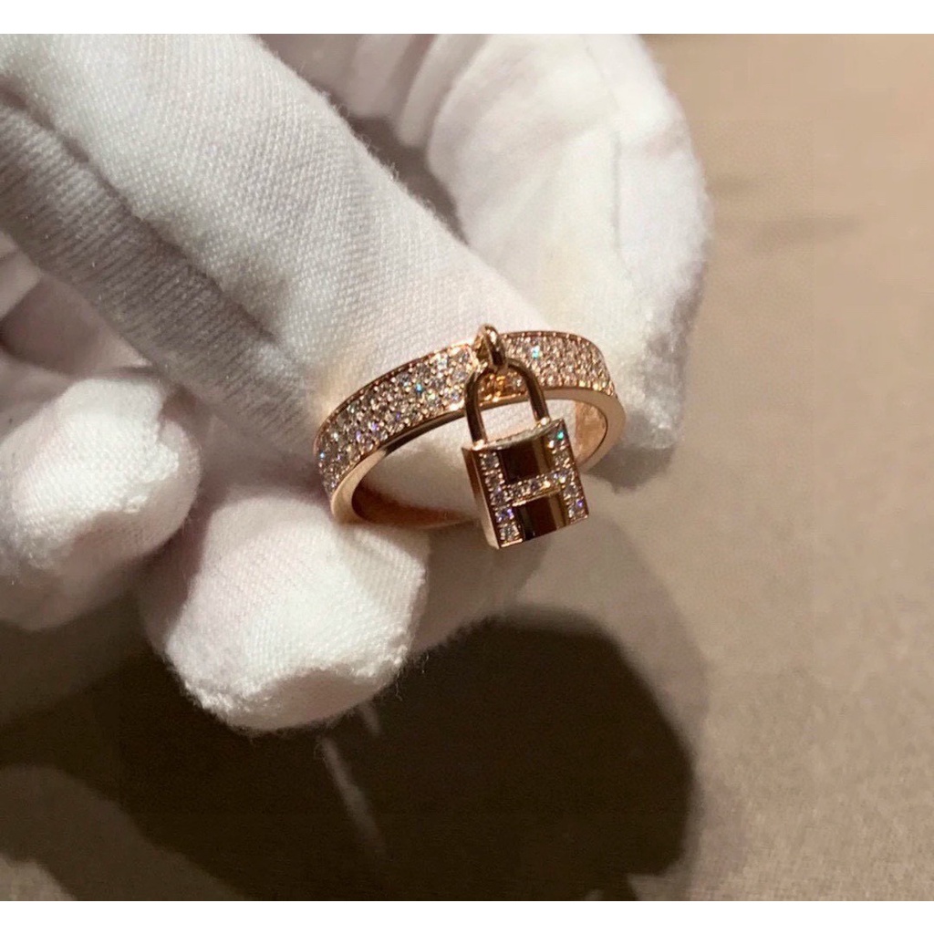 Nhẫn Mạ Vàng Hồng 925 Đính Đá Thời Trang Cho Cặp Đôi