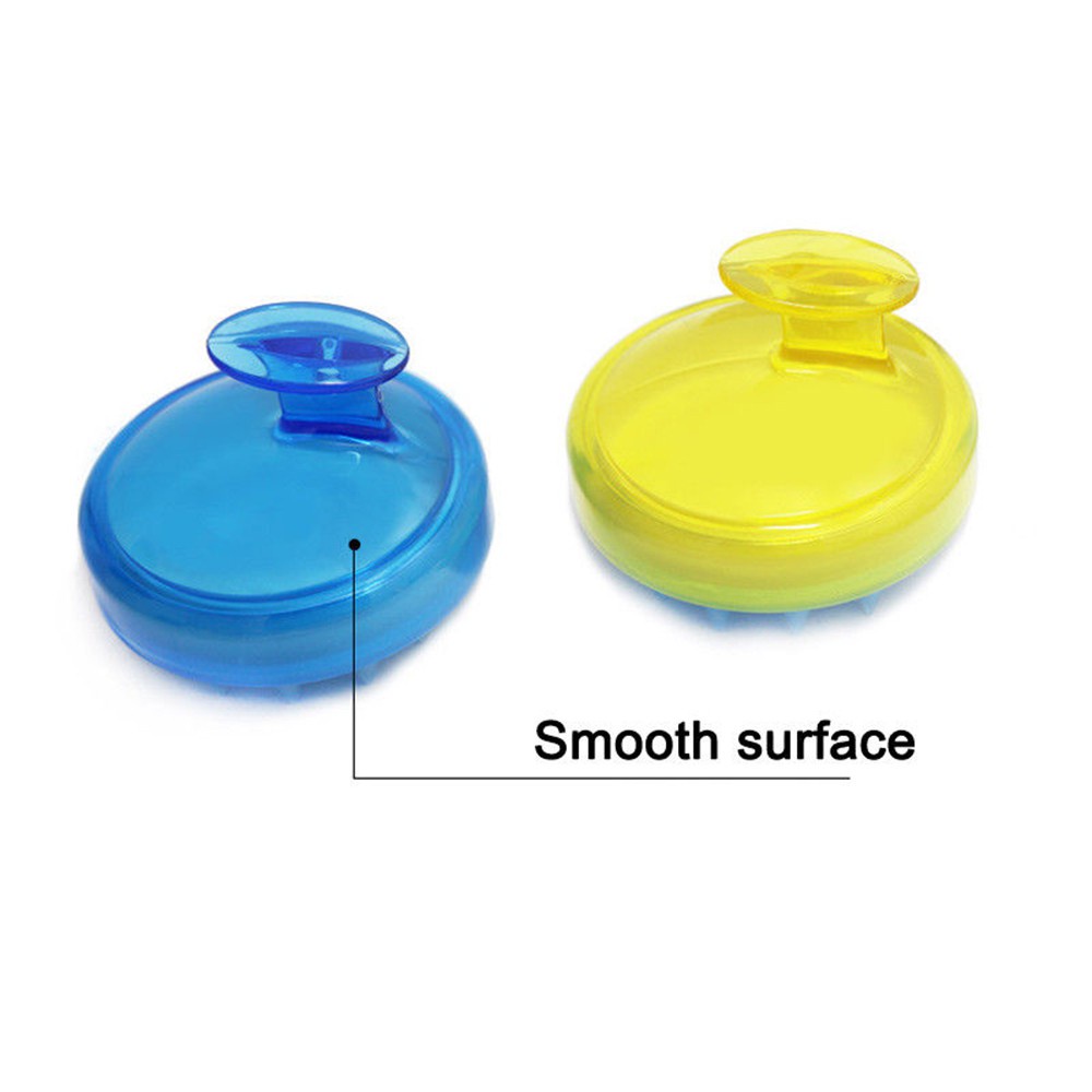 (Hàng Mới Về) Lược Chải Tóc Mát Xa Da Đầu Bằng Silicone 5 Màu Tùy Chọn Mihan1