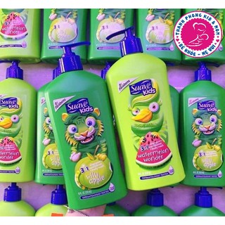  Suave Kids - Sữa tắm gội 3IN1 Mẫu Mới