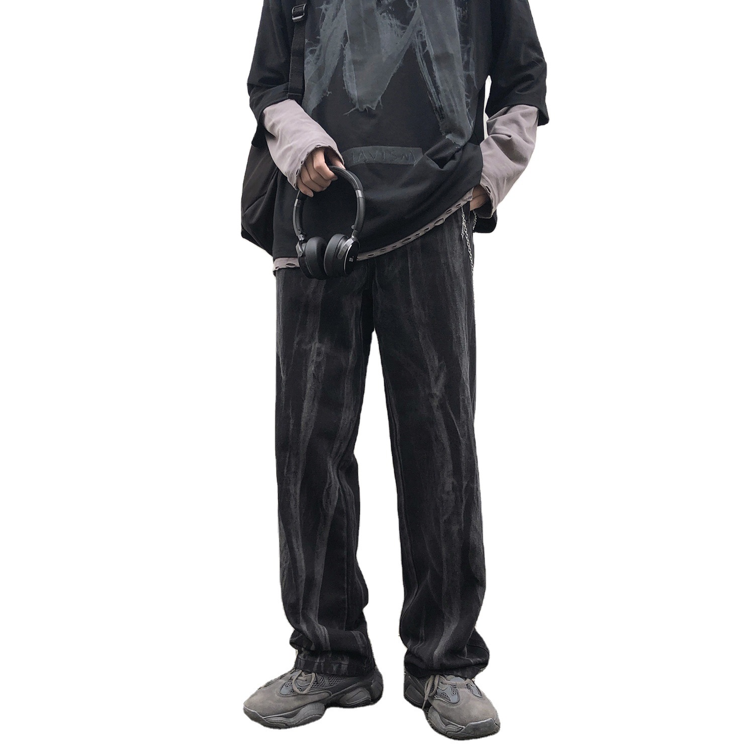 Quần Dài Ống Rộng Phong Cách Hiphop Đường Phố Cá Tính Dành Cho Nam | BigBuy360 - bigbuy360.vn