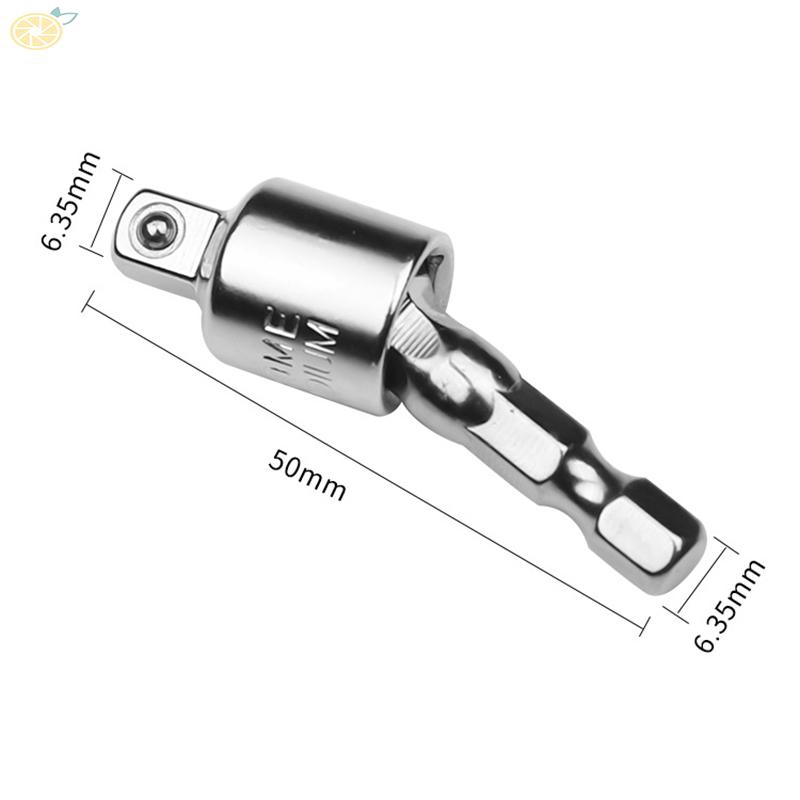 New Impact Driver Tool Power Drill Set Hex Shank Screwdriver Silver Labor-saving Wrenches Bit Hand CR-V Socket Adapter