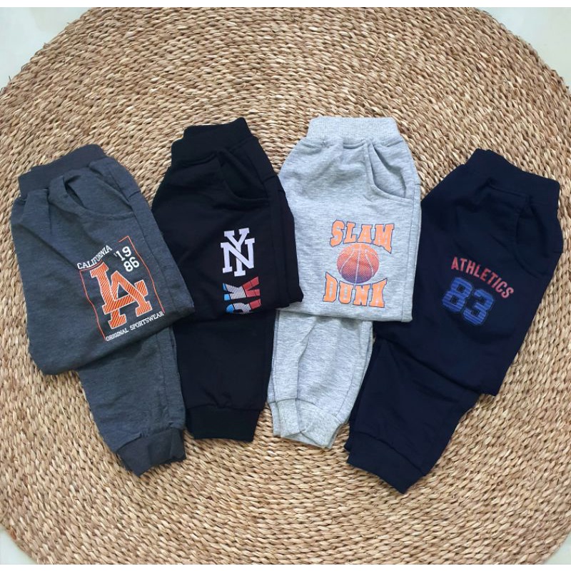 Quần nỉ Jogger VNXK bé trai đại cồ 8-14yBONG KEN KIDS SHOP