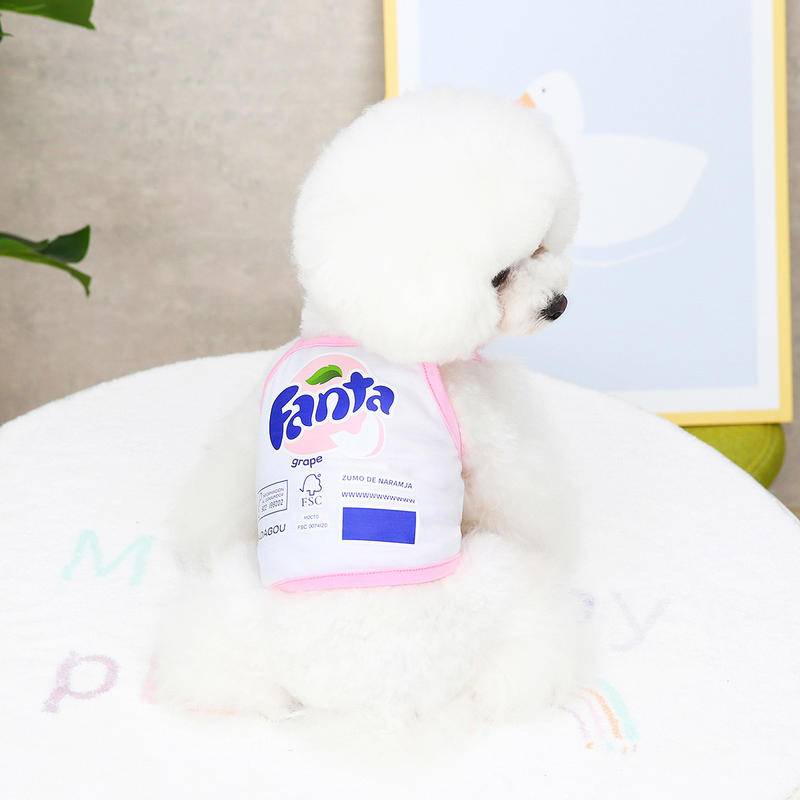 Áo hai dây HiPiDog in chữ thời trang dễ thương xinh xắn cho thú cưng