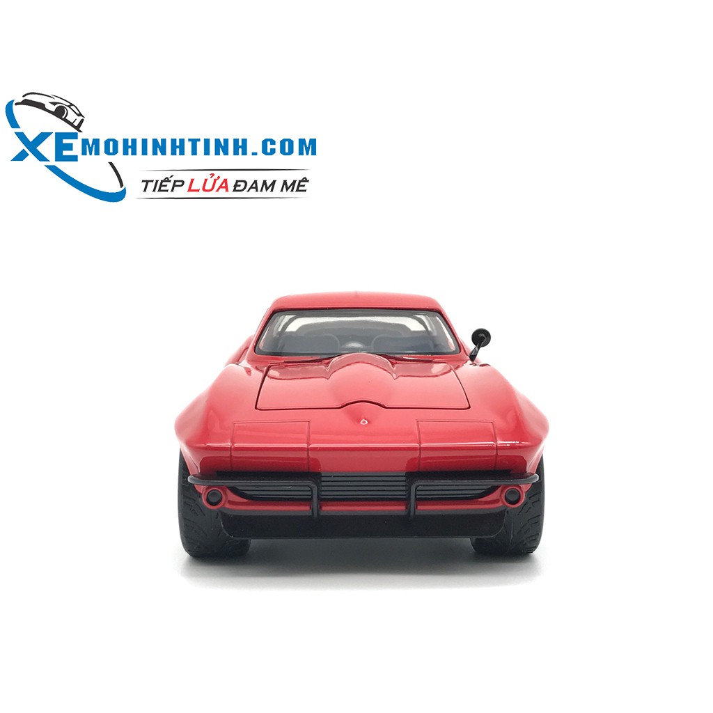 XE MÔ HÌNH  Letty’S Chevy Corvette 1:24 (Đỏ)