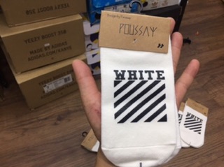 Tất vớ off white cổ thấp nam nữ