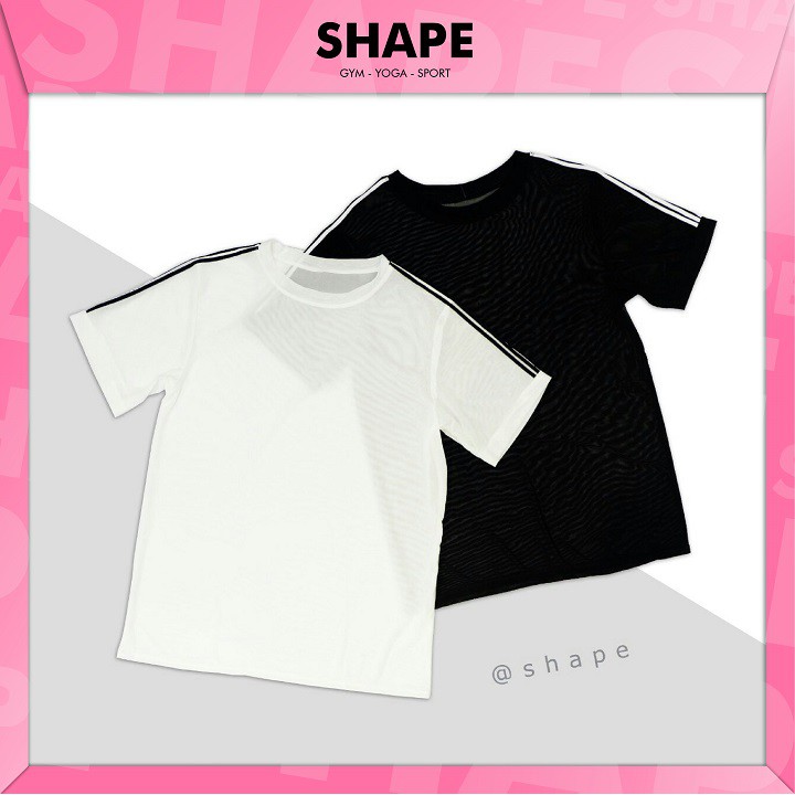 Áo tanktop nữ Shape lưới sọc vai đẹp [T092]