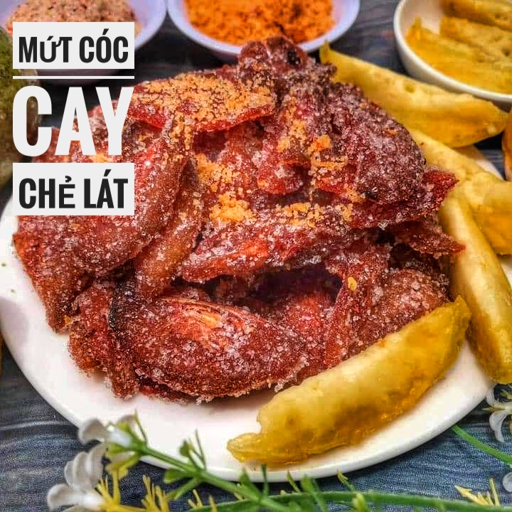 Mứt Cóc Cay Chẻ Lát - Lon 200gr