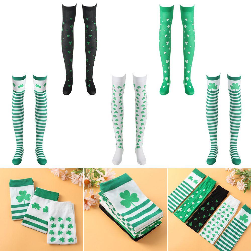 Vớ Dài Qua Gối Hình Cỏ May Mắn Hóa Trang Nhân Vật Orentlii