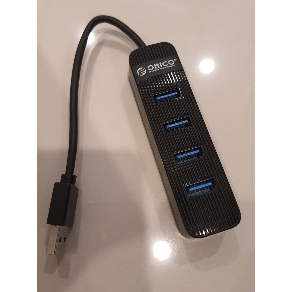 Bộ chia USB 4 cổng USB 3.0 Orico TWU3-4A-BK (Màu đen)