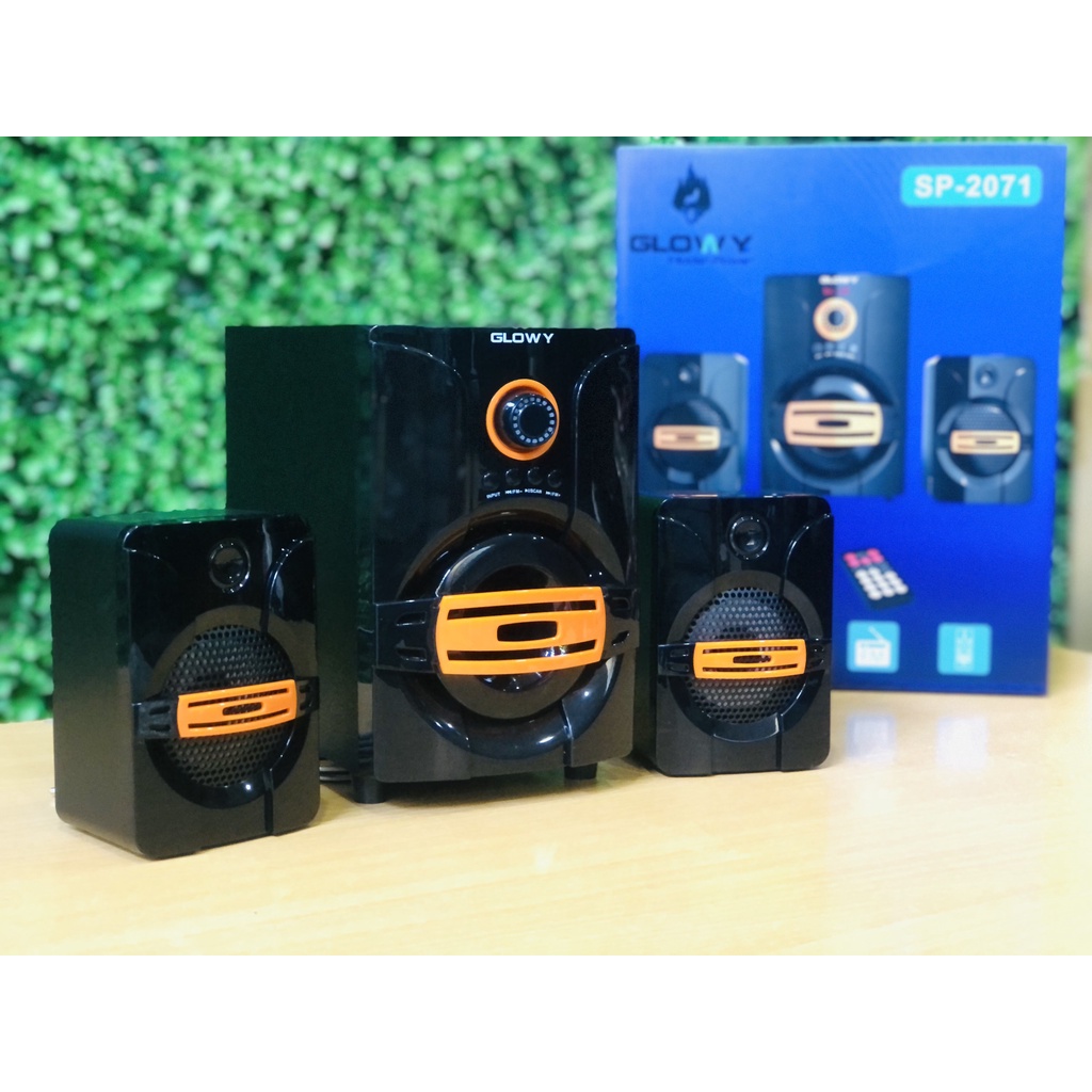 [HOT] Loa vi tính Gloway 2.0 - SP 2071 -  Âm thanh HD cực chất - Tích hợp Blutooth, USB, thẻ nhớ - BH 12 tháng