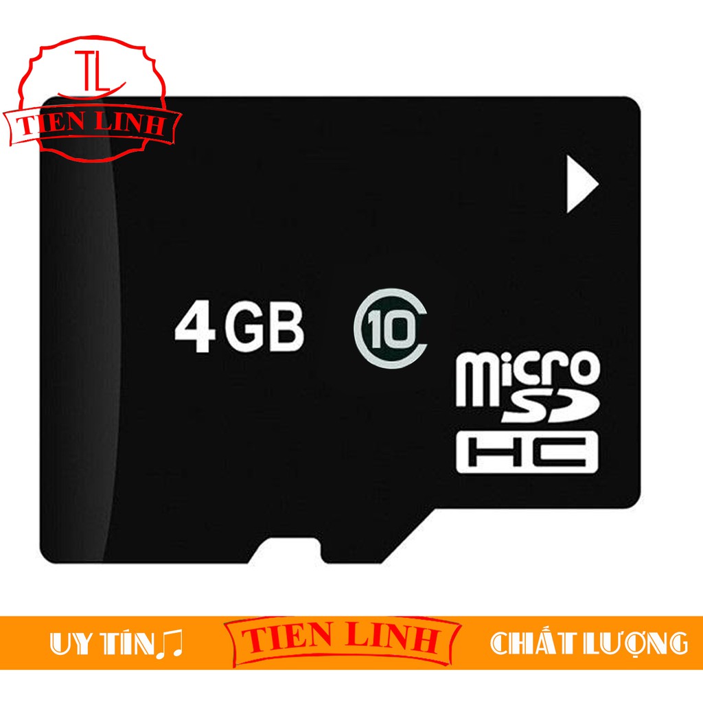 Thẻ nhớ MicroSD 32GB/16GB/8GB / 4GB Class 10 tốc độ cao (Đen) - Bảo hành 12 tháng