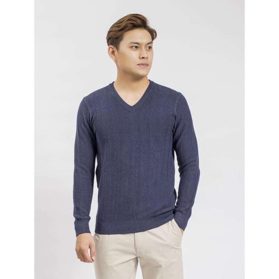 (Uy Tín Nhất) Áo len nam cổ tim aristino kết hợp sơ mi rất đẹp- awo006w8-slim *