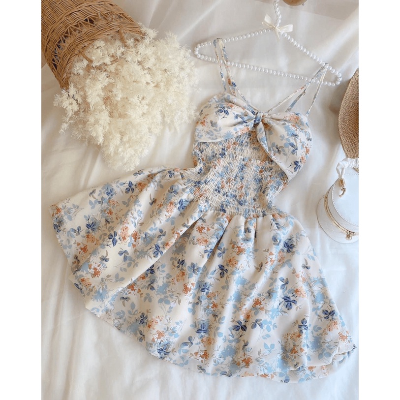 [ MẪU MỚI- GIÁ ƯU ĐÃI ]  ĐẦM VOAN TIỂU THƯ CHẠY SMOCKING/ HOẠ TIẾT HOA, DỄ THƯƠNG, NỰ TÍNH, PHÙ HỢP CÁC DỊP ĐI CHƠI UP s