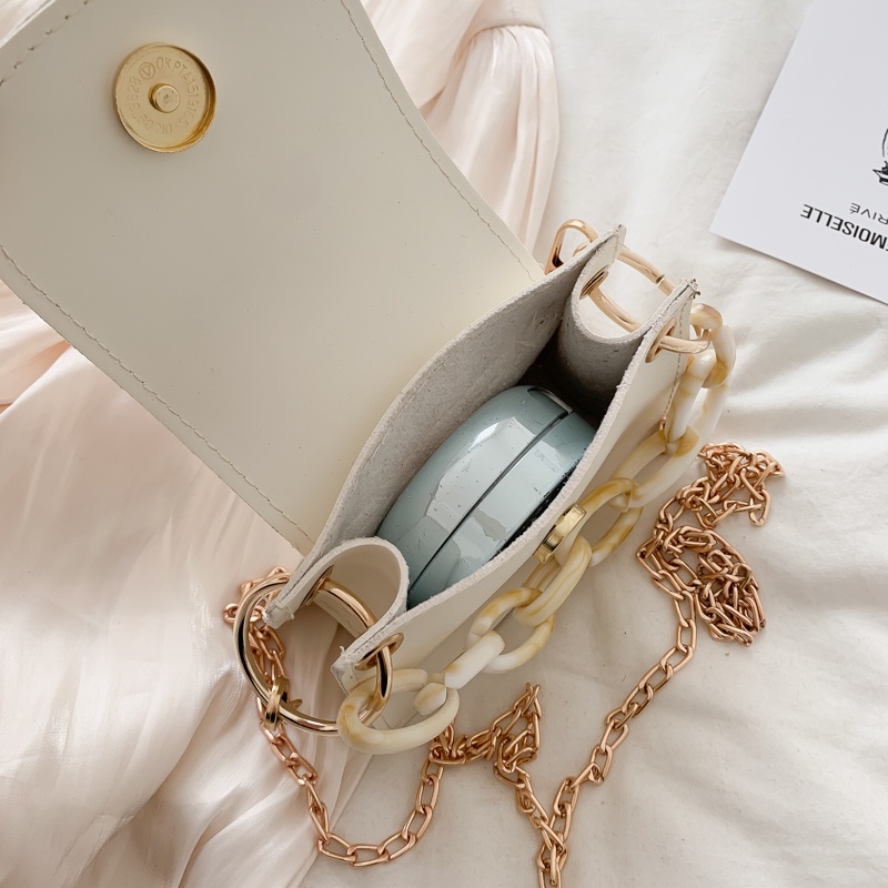 Túi xách nữ-- Túi MINI có xích vân kèm dây đeo chéo siêu xinh