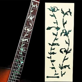 Miếng dán khảm cần đàn guitar  (hình lá)