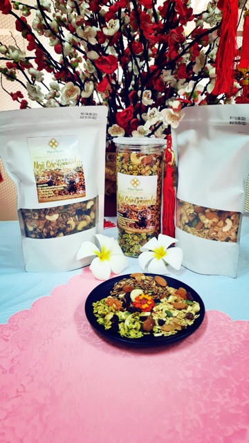 500gr Granol siêu hạt sấy mật ong( mật ong trà xanh, mật ong socola, mật ong nguyên vị- sấy tại xưởng Havi Farm)