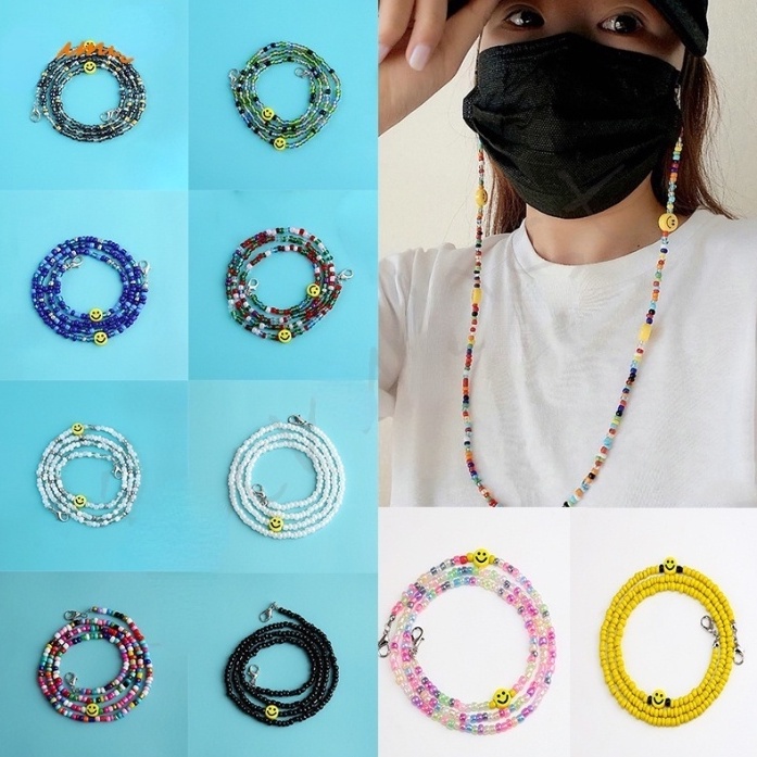 dây đeo khẩu trang Hình Mặt Cười Đeo Kính Mát Thời Trang Hàn Quốc Mới (50)