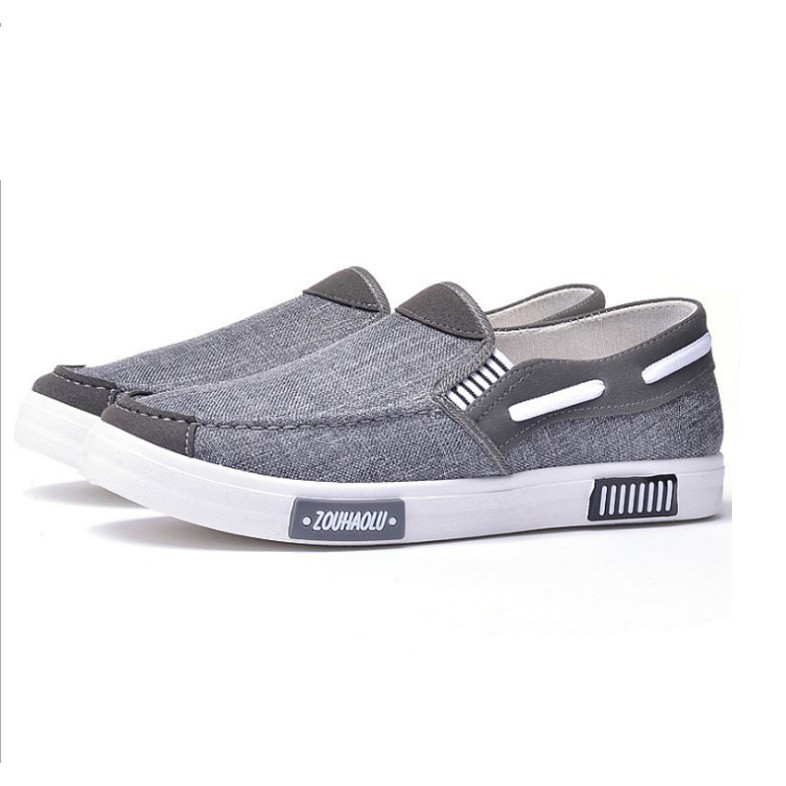 Giày Lười Nam Siêu Bền Màu Xám AeShin - Q18 | BigBuy360 - bigbuy360.vn