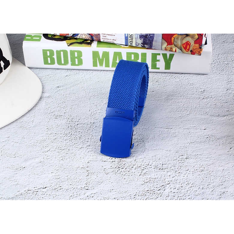 Thắt lưng vải bố khóa kim loại thời trang Hàn Quốc 28500ylon