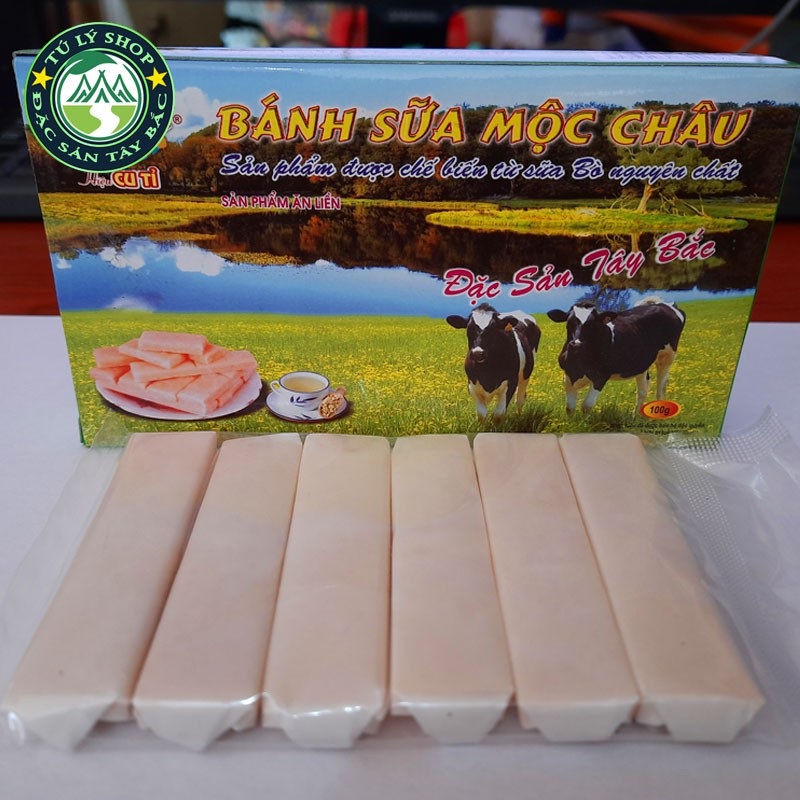 Bánh sữa Mộc Châu (hộp 100g)