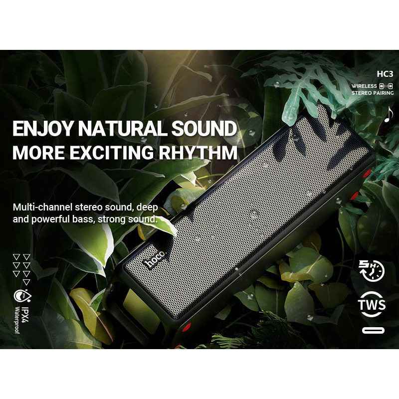 Loa Bluetooth Hoco HC3 V5.0 5W - True Wireless Speaker - Âm Thanh Sống Động - Hàng chính hãng - Bảo Hành 12 Tháng