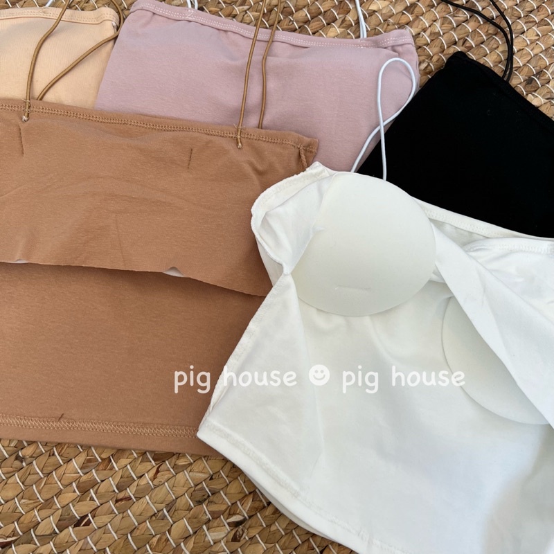 Áo hai dây có mút ngực chất đẹp mã 135 ( Ảnh thật )