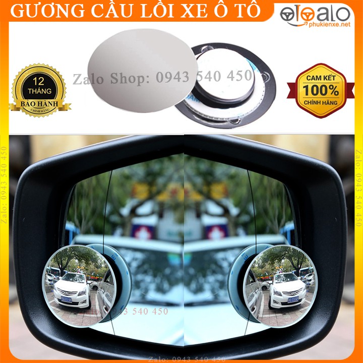 Bộ 2 Gương cầu lồi chiếu hậu ô tô 360 xóa điểm mù xe hơi, gương cầu lỗi xóa điểm mù ô tô , xe máy, xe điện