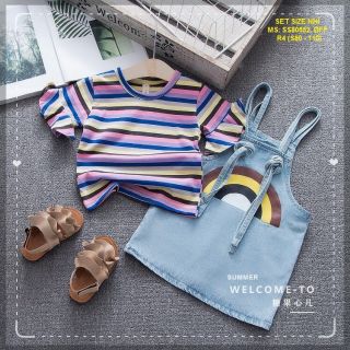 Set yếm jean