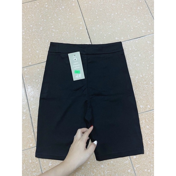 Quần legging ngố HM xuất dư, quần tregging lửng khoá sườn chất umi mùa hè mát rẻ đẹp basic dễ phối đồ