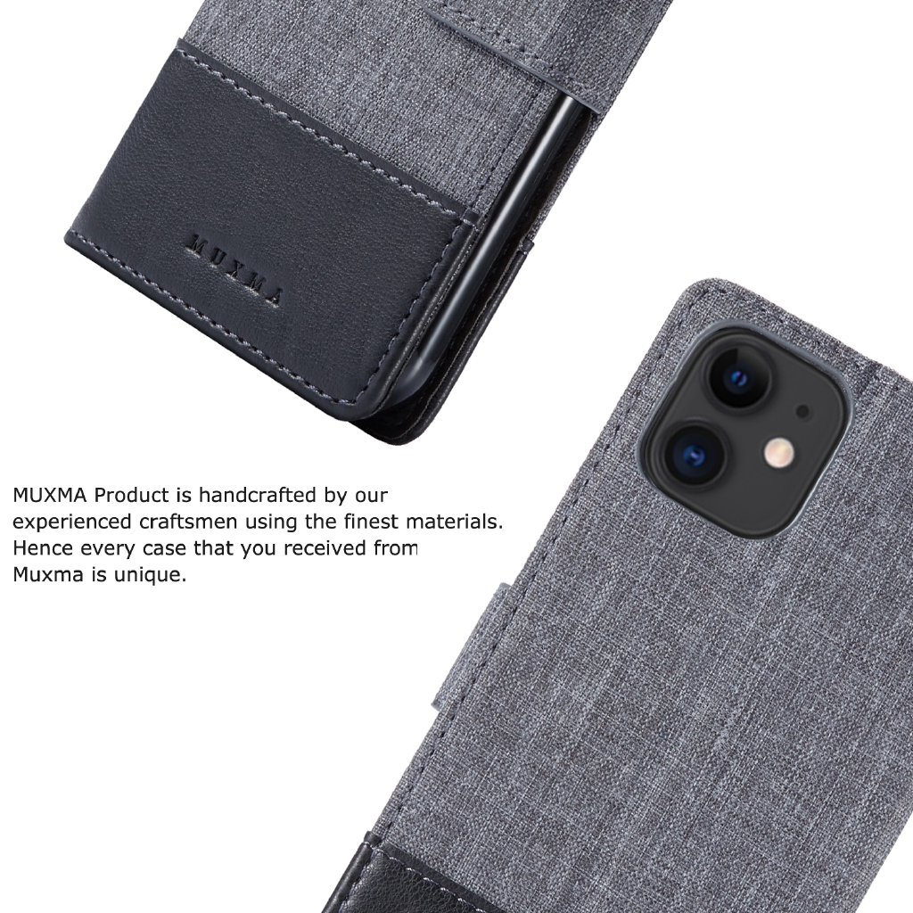 Bao da điện thoại dạng ví bằng vải canvas cho iPhone 6 6S 7 8 Plus X XS Max XR 11 Pro Max | BigBuy360 - bigbuy360.vn