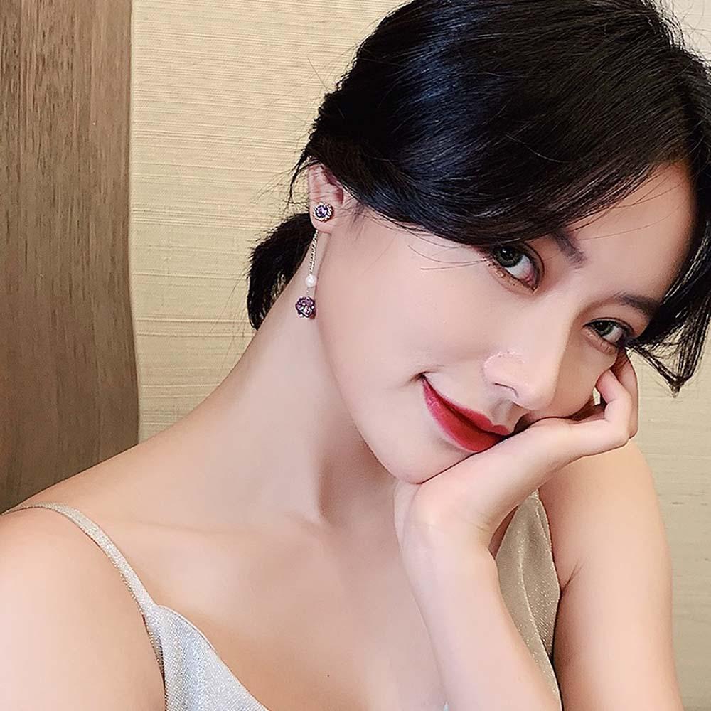 Khuyên Tai Nữ Dáng Dài Thời Trang Phong Cách Hàn Quốc
