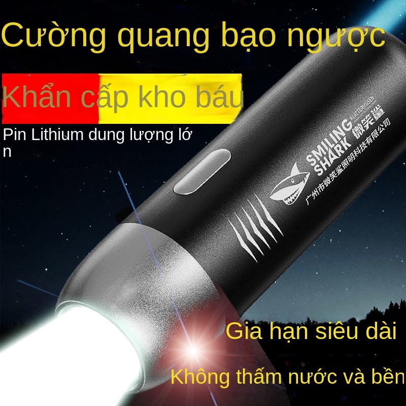 Đèn Pin Mini Cầm Tay Siêu Sáng Có Thể Sạc Lại Tiện Dụng